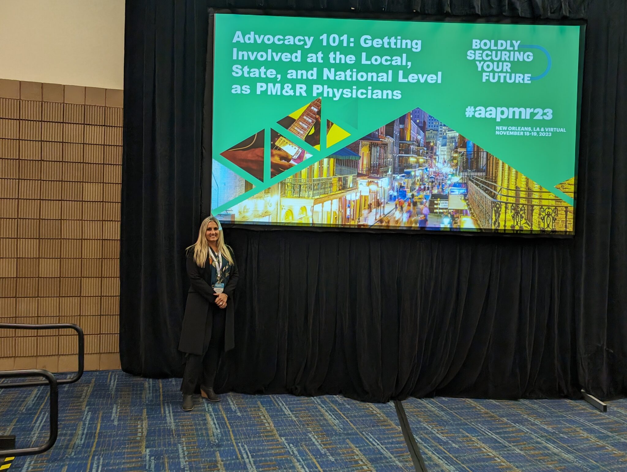 Dr. Antigone Argyriou Advocates for Physicians at the 2023 AAPMR Conference